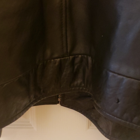 Boston Harbor Leather Bomber jacket Size XXL - Picture 5 of 9